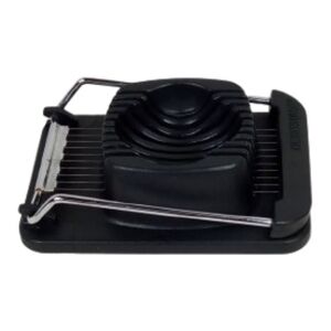 Farberware Black Multipurpose Stainless Steel Wire Plastic Egg Slicer